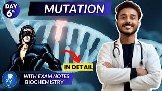 mutation biochemistry  types of mutation biochemistry  Frameshift amp point mutation biochemistry [upl. by Fulbert]