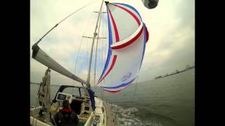 Parasailor on Merlyn Oyster 45 [upl. by Ennaer665]