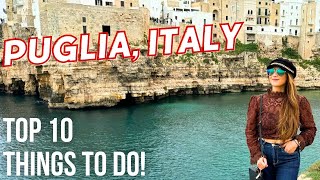 PUGLIA ITALY Travel Guide 2024  TOP 10 THINGS TO DO amp EAT [upl. by Adnuhsed]