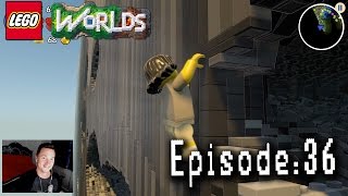 Lets Play Lego Worlds Episode 36 Sheila Climbs on the Edge of the World [upl. by Laughry795]