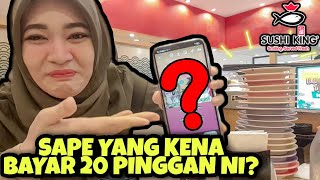 FOOD VLOG 6  SUSHI KING BONANZA RM3 LAGIII 😱  Sape pulak kena bayar kalini guys 😆 [upl. by Ynnel]