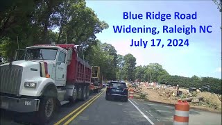 BLUE RIDGE ROAD WIDENING RALEIGH NC [upl. by Nellak]