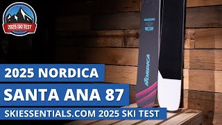 2025 Nordica Santa Ana 87  SkiEssentialscom Ski Test Review [upl. by Akili]