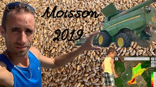 Moisson blé 2019 S770i climate Fieldview 🇫🇷🌾107 [upl. by Eliades]