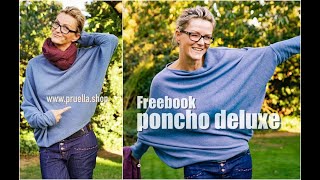 Prülla Lookbook Poncho deluxe Freebook [upl. by Hannaj362]