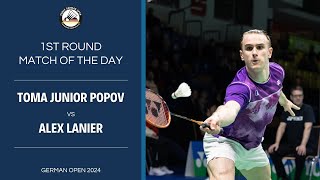 Toma Junior Popov FRA vs Alex Lanier FRA  FULL MATCH [upl. by Hunt935]