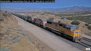 HesperiaCajon Pass California USA  Virtual Railfan LIVE [upl. by Elohcim]