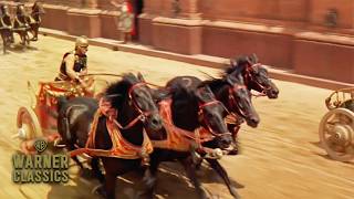 BenHur  Chariot Race  FULL SCENE  Warner Classics [upl. by Sirahs]