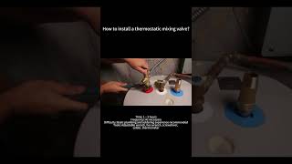 How to install a thermostatic mixing valve [upl. by Flam]