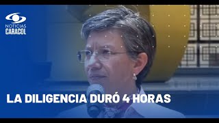 Fiscalía interrogó a Claudia López por presuntos actos de corrupción [upl. by Gnov]