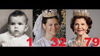 Queen Silvia from 0 to 79 years old [upl. by Maffei]