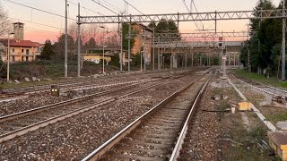 SESTO CALENDE questo treno PESA 1500 TONNELLATE ed è partito da GALLARATE verso il NORD EUROPA [upl. by Htiduj]