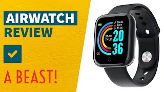 AIRWATCH REVIEW  THE BEAST SMARTWATCH [upl. by Niledam584]