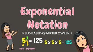 EXPONENTIAL NOTATION  GRADE 6 [upl. by Enajharas107]