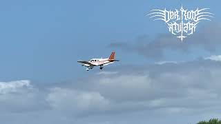 An Airplane flying close to Morup which belongs to Falkenberg Sweden DER ROTE MILAN [upl. by Yahsram664]