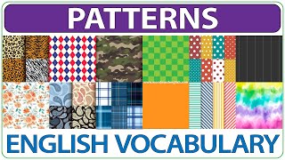 Patterns  English Vocabulary Lesson  Describing Clothes in English [upl. by Nivrac]