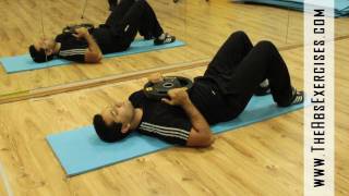 Abs Exercises  Weighted Crunches [upl. by Retsam124]