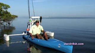 Stand N Fish Stand and Fish Intro Kayak Pontoon System intro HD final version [upl. by Keffer]