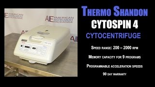 Thermo Shandon Cytospin 4 1313B CENTRI [upl. by Aleibarg791]