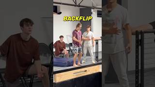 LEARNING HOW TO DO A BACKFLIP 😱 With cobytatum amp dylangrogan [upl. by Shuping399]