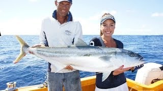 FISHING NORFOLK ISLAND  Big Kingfish amp Epic Underwater Action [upl. by Minsk]