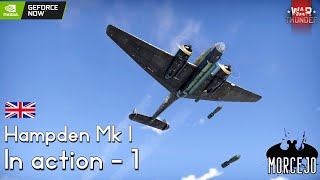 Hampden Mk I in action 1  warthunder gameplay realistic highlights [upl. by Legim]