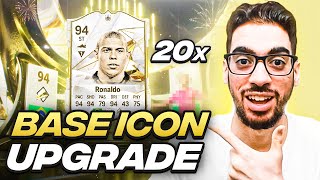 20x BASE ICON UPGRADE SBC PACKS EAFC 24 Ultimate Team [upl. by Dusen]