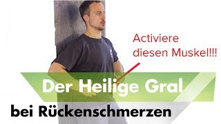 Bauchmuskeltraining  Der Heilige Gral  Hohlkreuz beseitigen Rückenschmerzen wegtrainieren [upl. by Trudi]