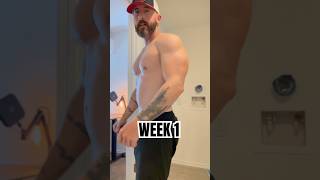 12 Week Transformation  Week 1 fatloss weightloss workout musclegain diet nutrition [upl. by Attenauq]