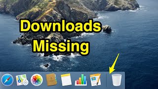 How To Get Downloads Folder Back On Dock Easy [upl. by Ver73]