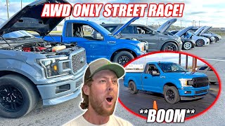 I CALLED OUT 7 Cars To A Street Race… But Blew My Engine Trying To Win [upl. by Tynan]