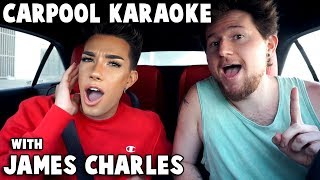 CARPOOL KARAOKE w JAMES CHARLES [upl. by Yme]