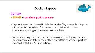 21 Dockerfile Expose Instruction  PLEASE SAY NO TO PAID LEARNINGS  Docker port mapping [upl. by Gipson]