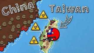 Zombies in Asia  TAIWAN  Countryballs [upl. by Ivon]