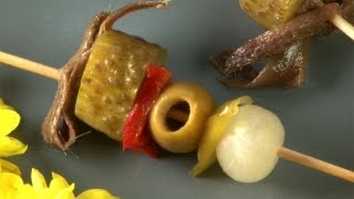 Rezept Spanische Banderillas Tapas [upl. by Medarda671]