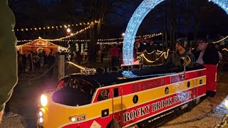 Christmas Things To Do  Rocky Brook Rocket Reindeer Express Train  Opelika  Alabama [upl. by Tremml678]