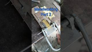 Part 2 Metalworking  the process of bending wire in large quantities diy metalworking fyp [upl. by Ashil]