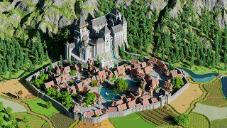 Minecraft Timelapse  Medieval City  Amonos  Survival World Map Download [upl. by Roselane505]