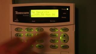 Texecom Premier Elite 24 Keypad Basic Functions [upl. by Amilas939]