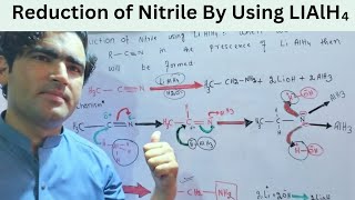 Reduction of Nitrile By Using LIAlH4Preparation of amine  Organic Chemistry [upl. by Inaej]