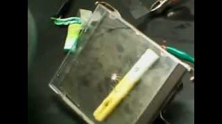 Photovoltaic Solar Prototype Cell Biochemical Ionic Liquid [upl. by Atteoj118]