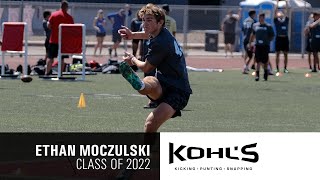 7 Ranked Kicker in America  Ethan Moczulski  Class of 2022 [upl. by Lessur964]