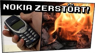 XXL SCHNEEFEUER ZERSTÖRT NOKIA 3310   Gefährliche Experimente  Techtastisch 85 [upl. by Nagiem]