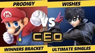 CEO 2019 SSBU  Armada  Prodigy Mario Vs Wishes Joker Smash Ultimate Tournament Top 48 Winners [upl. by Ydoow216]