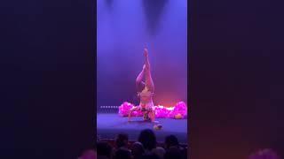 Rosabelle Sélavy contortion with flower at Théâtre Michel Paris [upl. by Retrac]