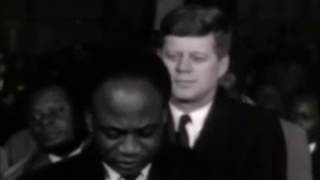 March 8 1961  President John F Kennedys Remarks of Welcome to President Nkrumah of Ghana [upl. by Sigrid981]