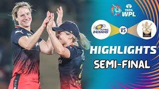 SEMIFINAL Women IPL Highlights 2024  RCB VS MI WPL 2024 Highlights cricket [upl. by Vinny483]