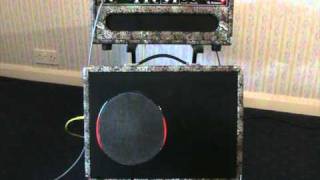 Guitar speaker cabinet beam blocker and guitar stand sound demo [upl. by Recnal]