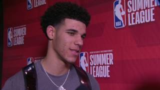 Lonzo Ball Reveals Hes Wearing Currys  ESPN [upl. by Kirby]