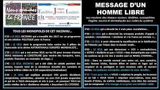 MESSAGE DUN HOMME LIBRE à des moutons idolâtres soumis et domestiqués aux codes du système [upl. by Lichter]